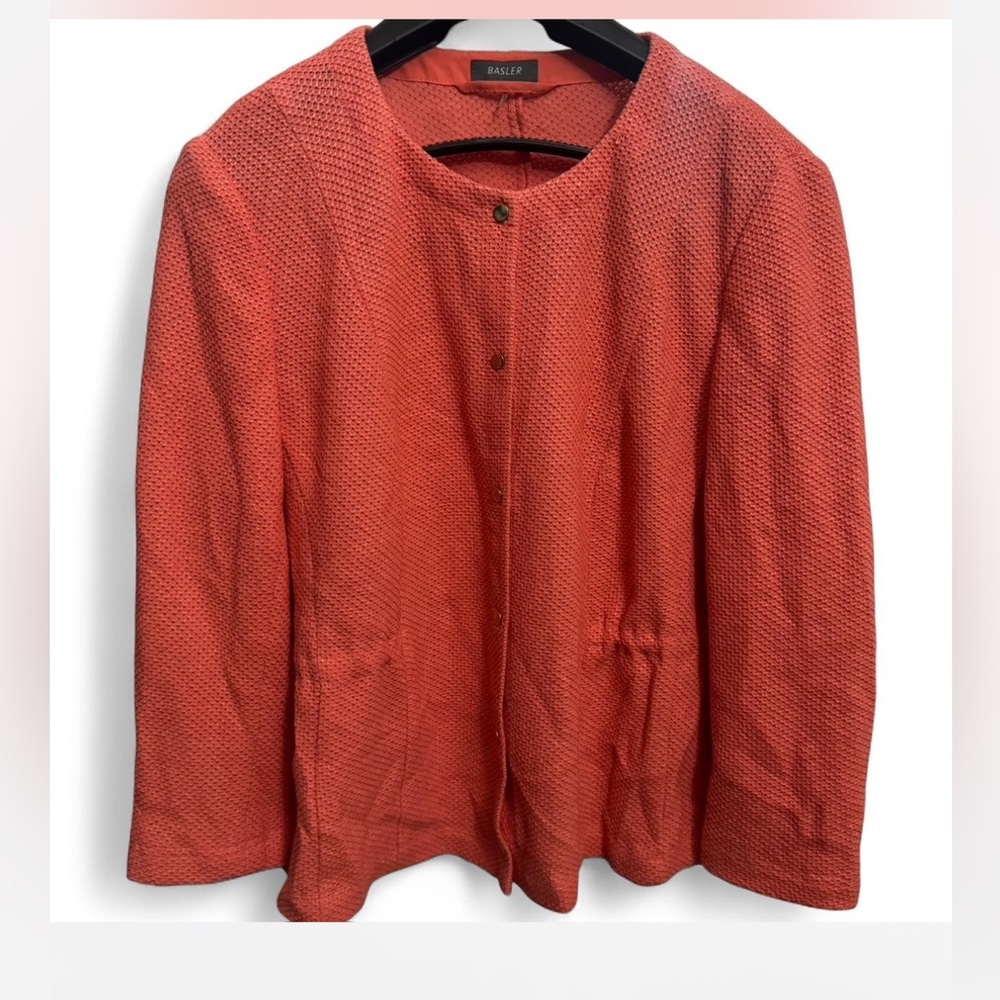 Basler Textured Coral Blazer